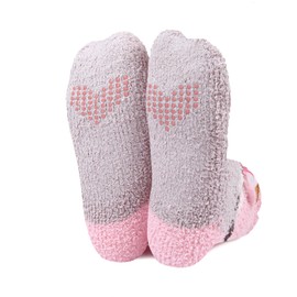 Benefeet Sox Cute Animal Fuzzy Fluffy Socks for Women Girl Funny Cozy 3D Bear Soft Socks Kawaii Cartoon Fuzzy Slipper Socks Thick Winter Warm Sleeping Sock Plush Comfy Socks
