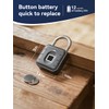 NexusLab Smart Fingerprint Padlock with TUYA App Control, IP67 Waterproof,