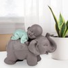 Zen'Light Statue Buddha Bonze Sleeping on Elephant - Zen Atmosphere