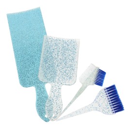 FRCOLOR Professional Hair Dyeing Kit Hair Highlighting Comb Brush Set for Salons