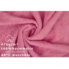 10 Piece Set Wash Mitts Premium Colour: old rose, Size: