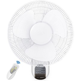 HealSmart 16-Inch Digital Wall Mount Oscillating Fan