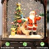 Blansong Santa Snow Globe Christmas Snow Globe Lantern Christmas Decorations