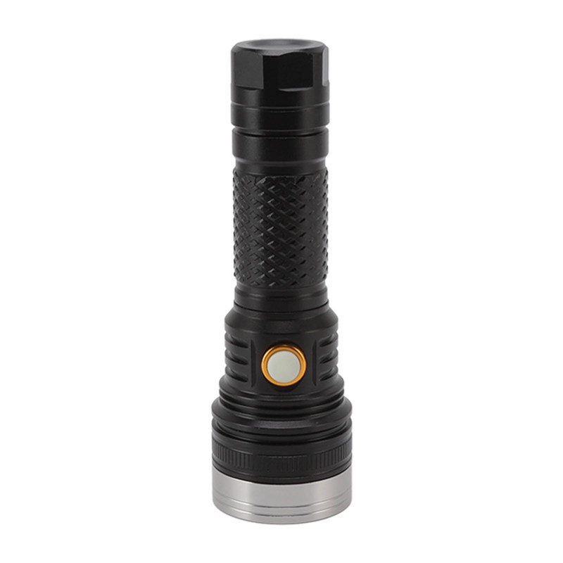 LED Flashlight 2 Levels High Brightness SST40 Wick White Light