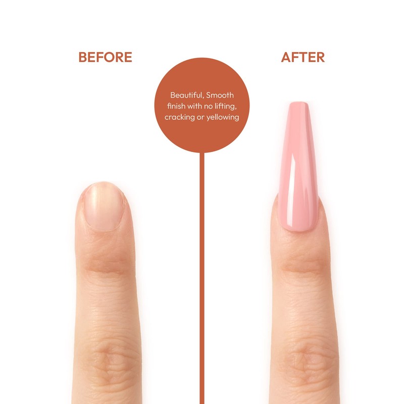 GoldFinger Odorless Acrylic Nails Kit, Professional Acrylic Liquid 0.5fl.oz. and
