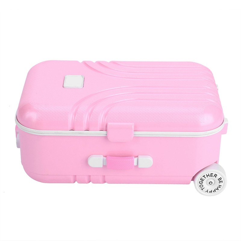 Ailgely Baby Suitcase Toy Cute Plastic Rolling Suitcase Mini Luggage