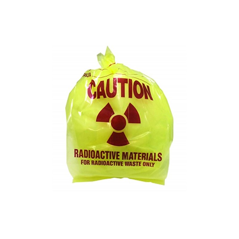 Radioactive Waste Disposal Bags, 3 Mil Thick, 11 x 11