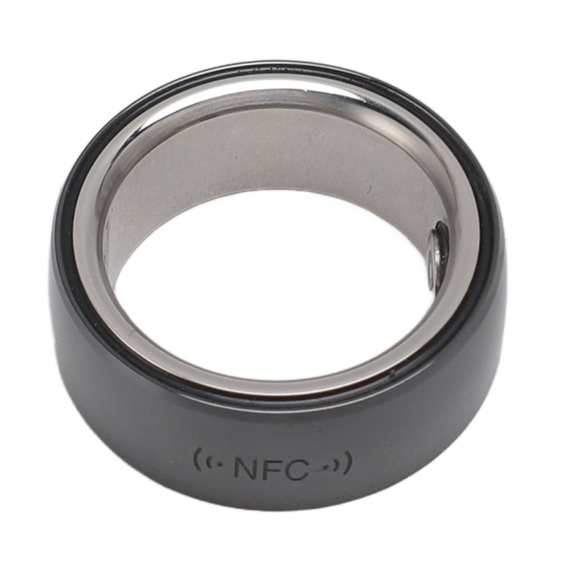 Smart Ring Sleep Fitness Tracker IP68 Waterproof Ceramic NFC Ring