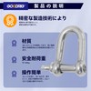 GOODRIG Stainless Steel D-shaped Shackles, Set of 10 (5MM)