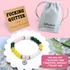 Gfhzdmf Retirement Gifts for Women 2025 Beaded Bracelet Going Away
