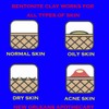 Bentonite Clay Powder Face Mask Body Healing Detox Facial 100%