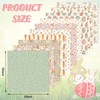 Whaline 10Pcs Easter Cotton Fabric Bundles 10 x 10 Inch
