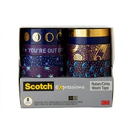 Scotch Expressions Washi Tape 8-pack