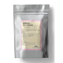 Pure Sorbitol Powder Food Grade - 16 Oz / 453 g - Powdered Sugar Substitute - Sorbitol Powder Sugar for Baking - Skincare Formulations & Sugaring Powder - Low Calorie Sweetener by Talsen Chemicals