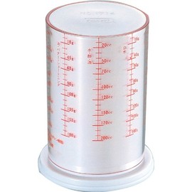 タイガークラウン 計量カップ クリア 白 76×103mm PC計量カップ エトナ ポリエチレン 多用途 スリキリ1杯 1714