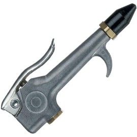 Amflo 201 Rubber Tipped Standard Blow Gun with Hanging Hook - 1/4" NPT Inlet 1/8" NPT Outlet