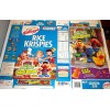 1999 Sesame Street Mini Bean Kellogg's Rice Krispies Cereal Box unused Flat oc24