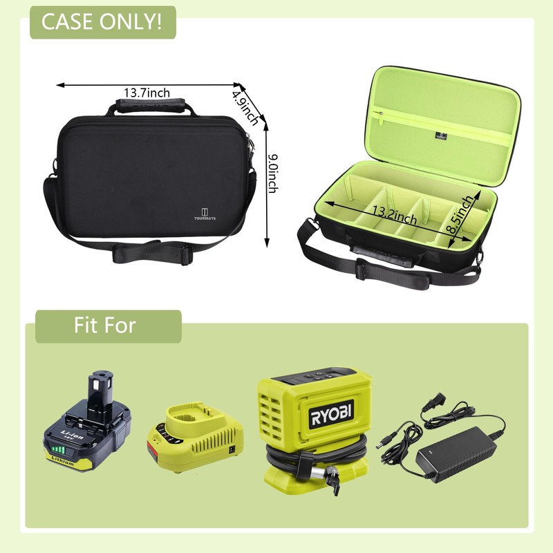 Tourmate Hard Storage Case for Ryobi RPI18-0 High Pressure Compressor