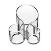 FALOFALO Acrylic Makeup Brush Stand Pen Holder Stylish Clear Type