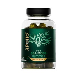 Apollo Irish Sea Moss Gummies Green Apple 60pk