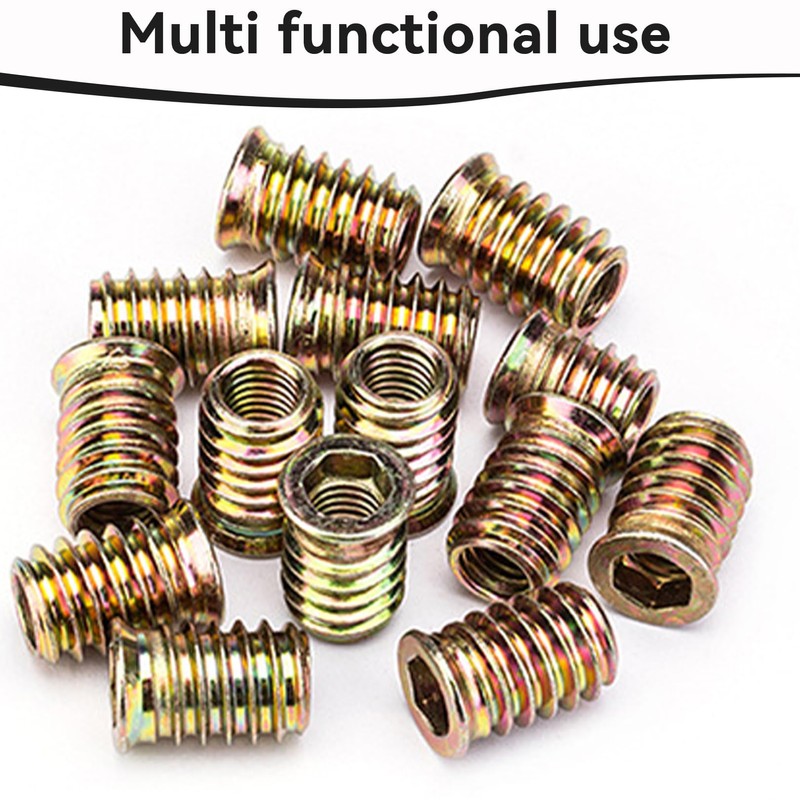 Pack of 30 Threaded Insert, Screw-in Nut M5, Screw Nut