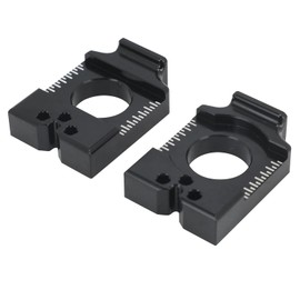 Dirt Bike Axle Block, Rear Axle Tensioner Chain Tensioner CNC Aluminium for Ultra Bee Sur Ron Ultra Bee Offroad Electric Bicycle Black