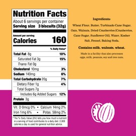 Effie's Homemade Biscuits - Walnut - 6 Pack