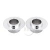 Unbranded 25mm Chrome Tapered Front Axle Wheel Spacers for Harley
