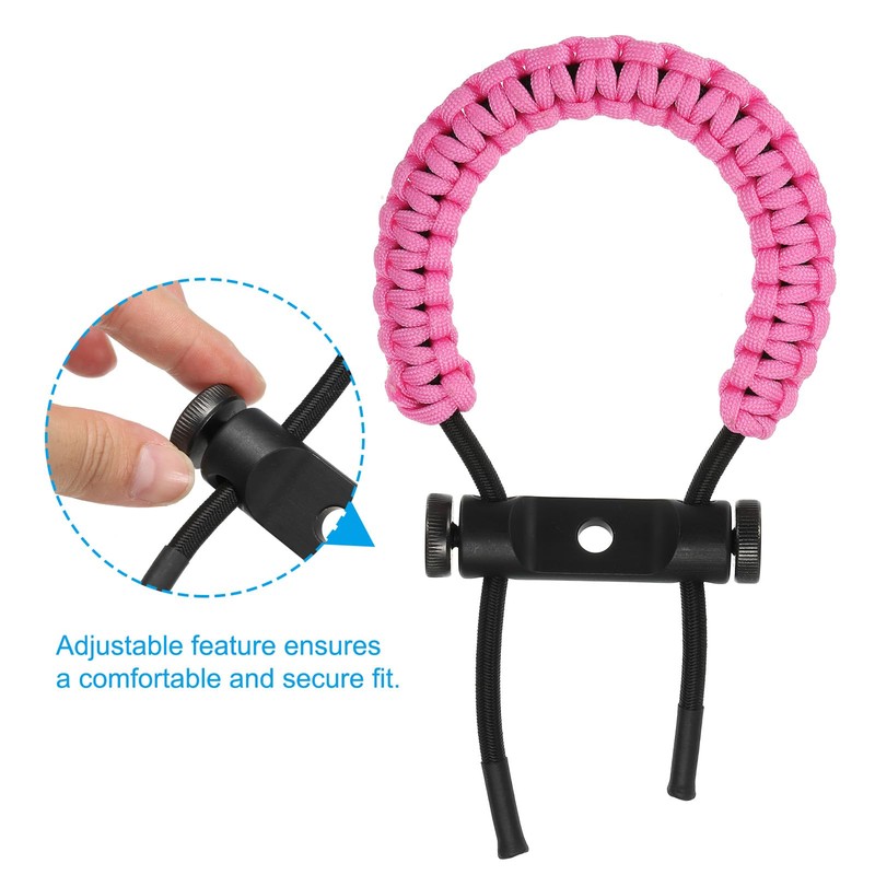 PATIKIL Archery Bow Wrist Sling, Adjustable Compound Braided Wrist Strap