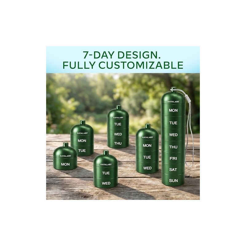 7-Day Pill Box Organiser | Weekly Pill Boxes 7 Day