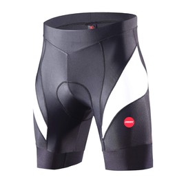 Souke Sports Men’s 4D Padded Cycling Shorts - Breathable & Quick Drying Cycling Shorts, black, xl