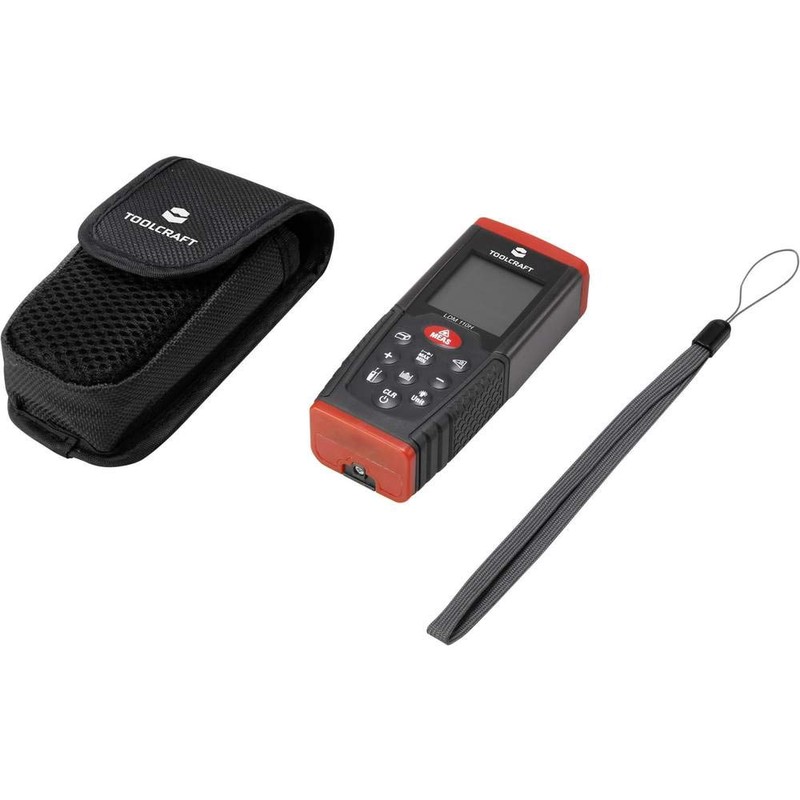 TOOLCRAFT LDM100H Laser-Distanzmesser I Entfernungsmesser I Distanzmesser I Entfernungsmessgerät I