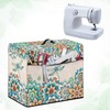 Mumeson Boho Flower Dragonfly Sewing Machine Cover, Portable Dust Protection