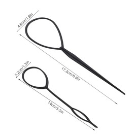 VICASKY Hair Braider for Boys and Girls Set Hair Loop Tool Braiding Ponytails Styling Made Easy for School and Home