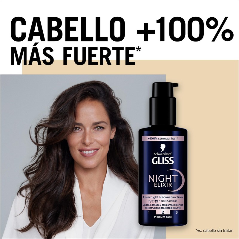 Gliss Night Elixir Split H Mira Hair Mask 100ml