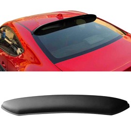 IKON MOTORSPORTS, Roof Spoiler Compatible with 2013-2016 Scion FR-S/2013-2020 Subaru BRZ/2017-2020 Toyota 86, Matte Black PP Rear Window Visor Roof Spoiler, 2014 2015 2016 2017 2018 2019