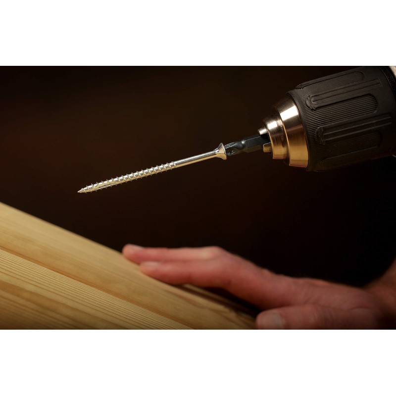 Ulti-Mate Woodscrews - 4.0 x 30mm Bright Zinc Plated -