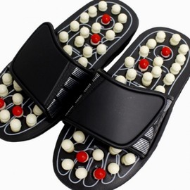 Twist Cushion Massage Acupressure Slippers Office Acupressure Indoor Shoes Hard Acupressure Slippers free(250-280cm)