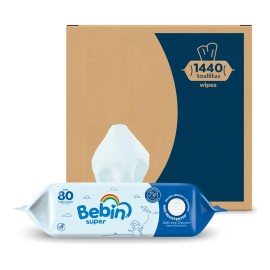 Bebin Super | Toallitas Húmedas - 18 Paq De 80 Uds C/u