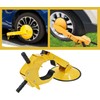 2 Pack Trailer Wheel Lock Clamp Boot Adjustable for RV