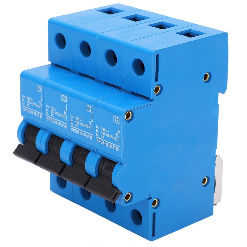 Voltage Surge Arrester Home Flame Retardant Protector SPD 4p LTSCB40KA
