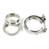 V-Band Clamp Set with Flange 63.5 mm 2.5 Inch Turbo