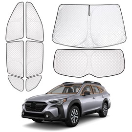 XCBYT 2021–2024 Outback Full Coverage Window Shades | 6-Layer Blackout Insulated Sun & UV Protection | Custom Fit Privacy Covers for Camping, Sleeping & Car Living (8 PCS)