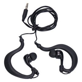 Swimming Headphones, Waterproof Sports Headphones with Replaceable Earplugs, Ergonomic Design, Bone Conduction Earbuds for Swimming, Running, Surfing (Black)