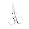QWQJ Stainless Steel Folding Scissors - Compact, Portable & Functional