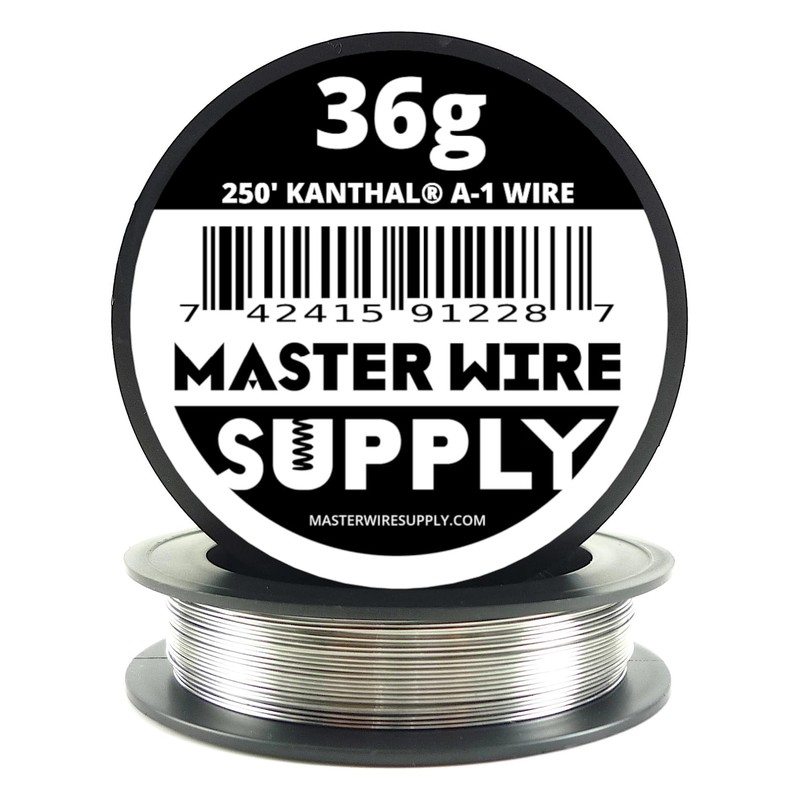 Kanthal A1-250' - 36 Gauge Wire - 250ft - 0.13mm