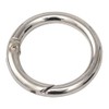 10PCS 2.8cm Silver Metal Spring O Rings Small Round Carabiner