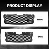 KARPAL Front Bumper Upper Facelift Grill Gloss Black Compatible With