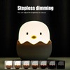 Night Light Eggshell Chicken 3 Dimensional Cute Silicone Household Bedside