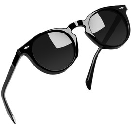 Joopin TR90 Acetate Sunglasses, Unisex, Polarized for Driving, UV Protection, UV Protection, Fishing, Bicycle, Sports, Climbing Sunglasses, multicolor (black / gray)